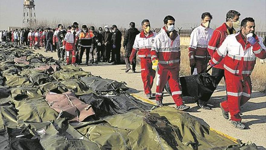 Los 176 ocupantes de un avión de origen ucraniano mueren en Irán
