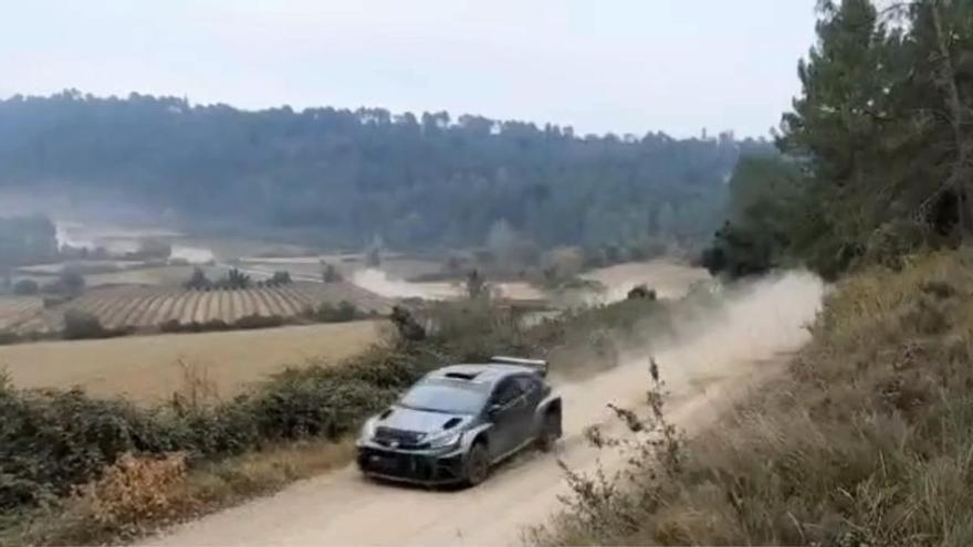 VÍDEO | L’equip Toyota GAZOO Racing fa un test a Artés