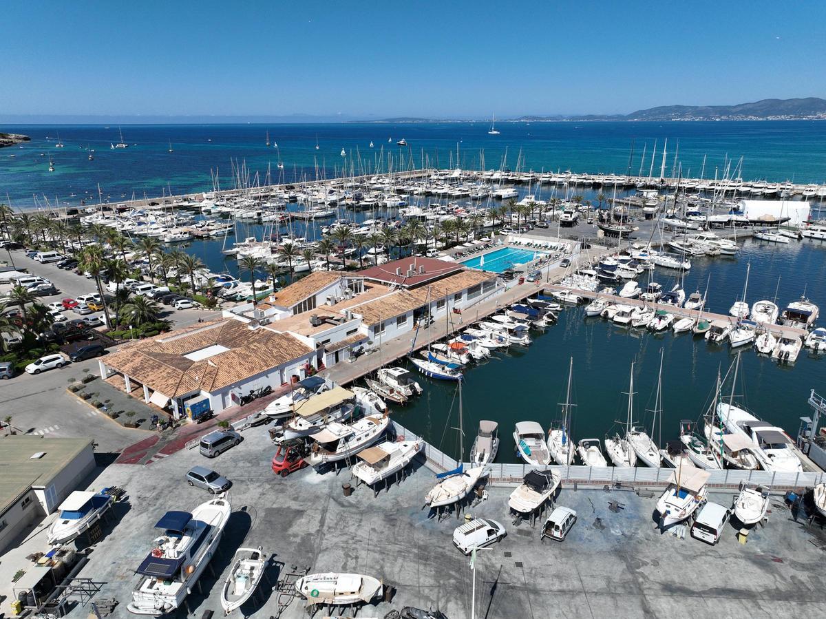 Panorámica del Club Nàutic s’Arenal.
