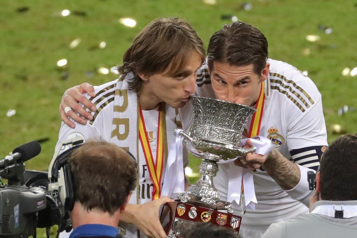 Luka Modric y Sergio Ramos, dos viejos amigos
