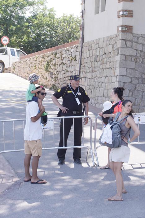 Tanquen l'accés a Sant Martí d'Empúries pel casament d'un magnat dels EUA