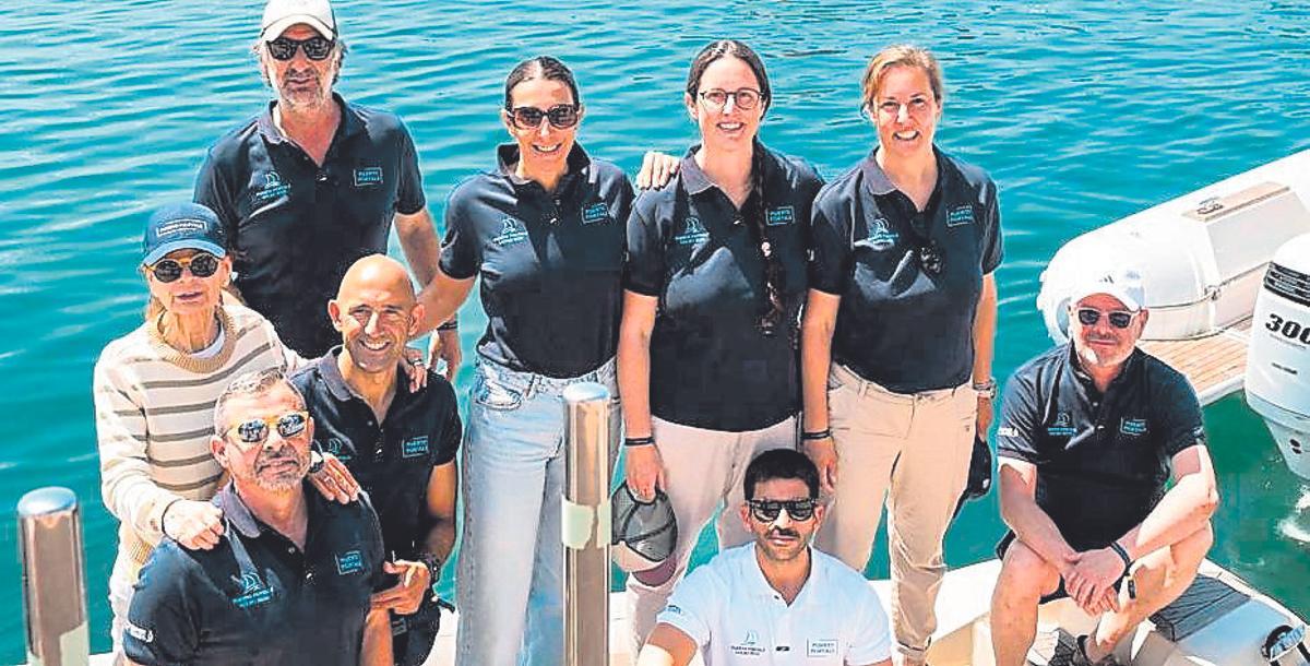 Encarna Delgado, Antonio Sánchez, Juan Arandiga, Carmen Munar, Rocío Olmo, Tamara Olmo ,Pepe Vidal y Pedro Gallo