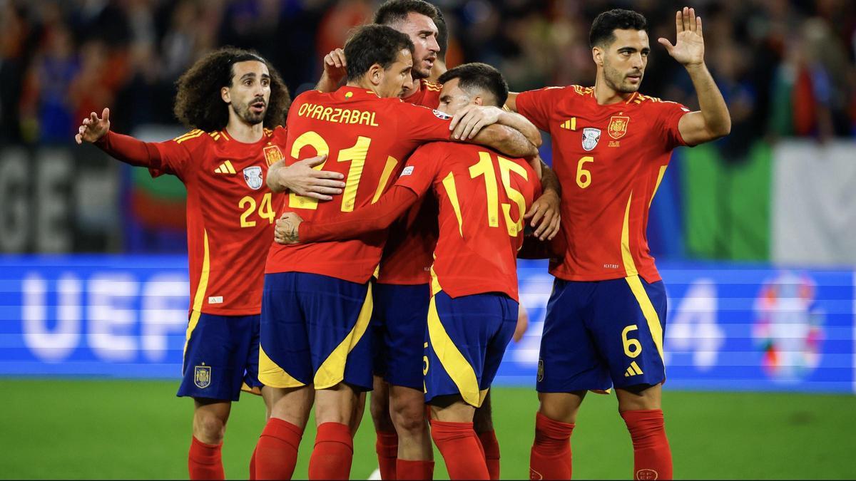 España juega contra Albania tras asegurarse el pase a octavos de final en la 'Eurocopa'