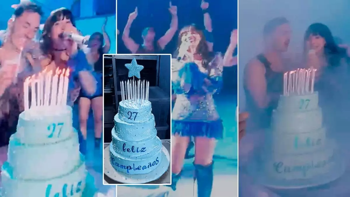 El confitero avilesino que le hizo la tarta de cumpleaños a Aitana: "Fue algo muy guapo, nos prestó mucho"