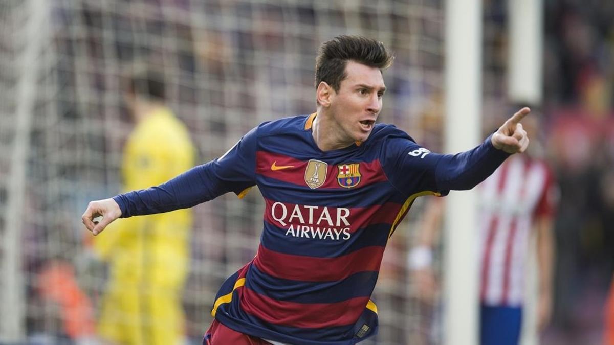 Messi, durante un partido de Liga reciente.