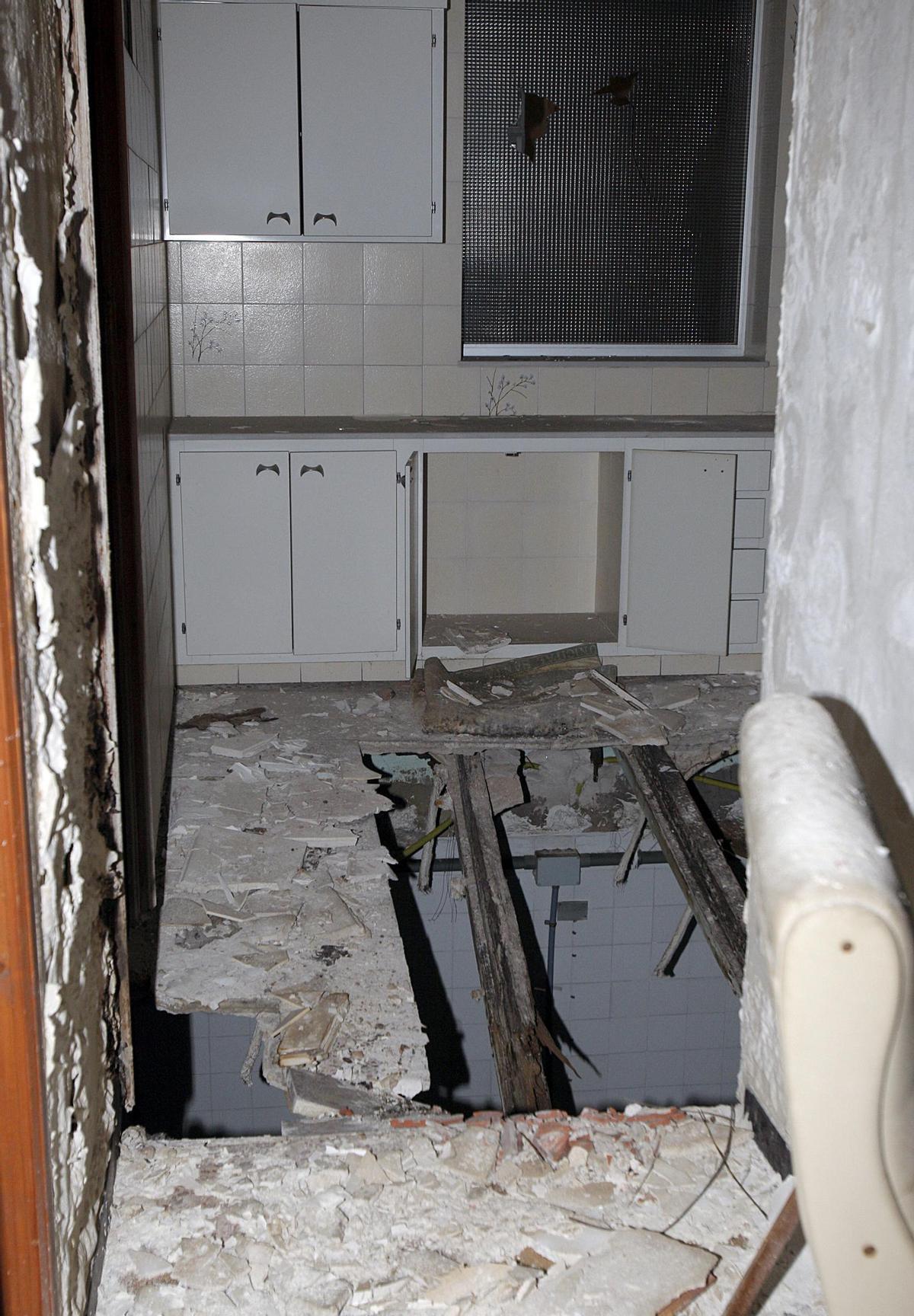 Una dependencia interior del antiguo hospital en una imagen de archivo.