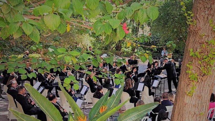 La banda municipal de Málaga, este domingo en el Jardín Botánico