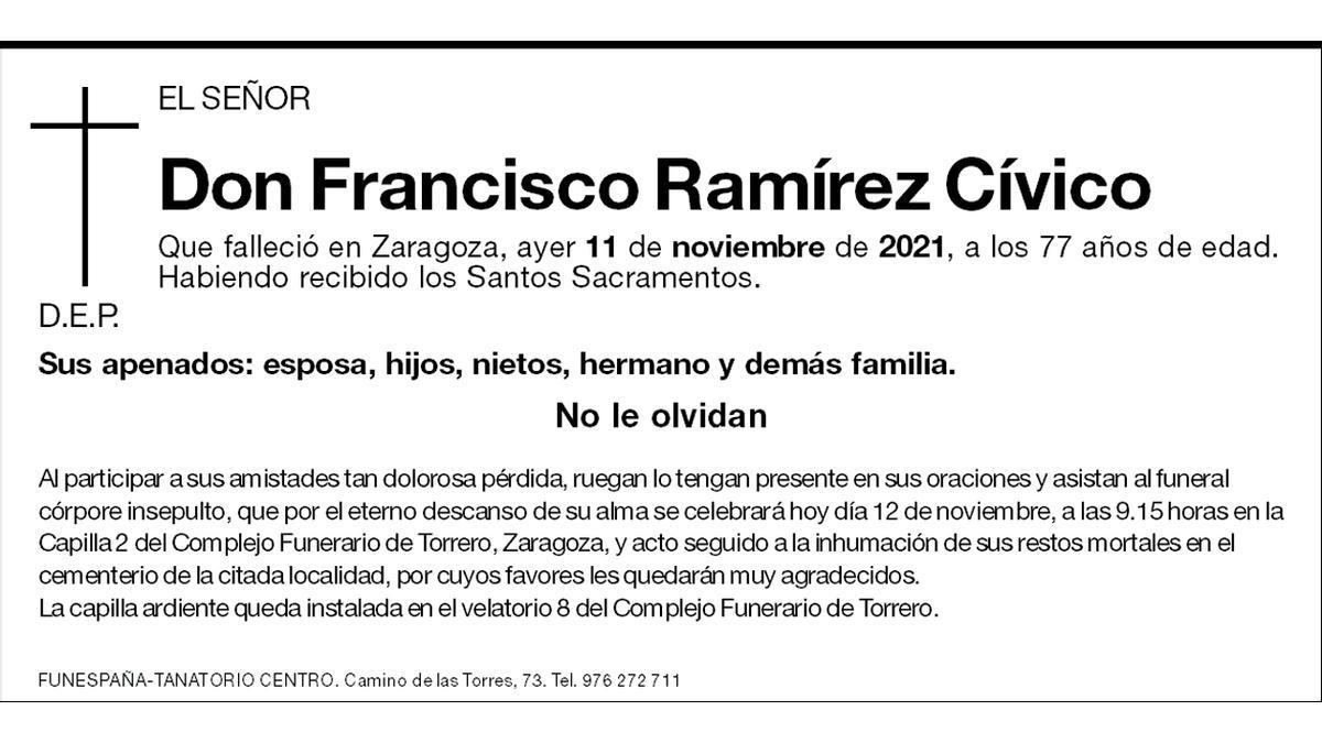 Don Francisco Ramírez Cívico