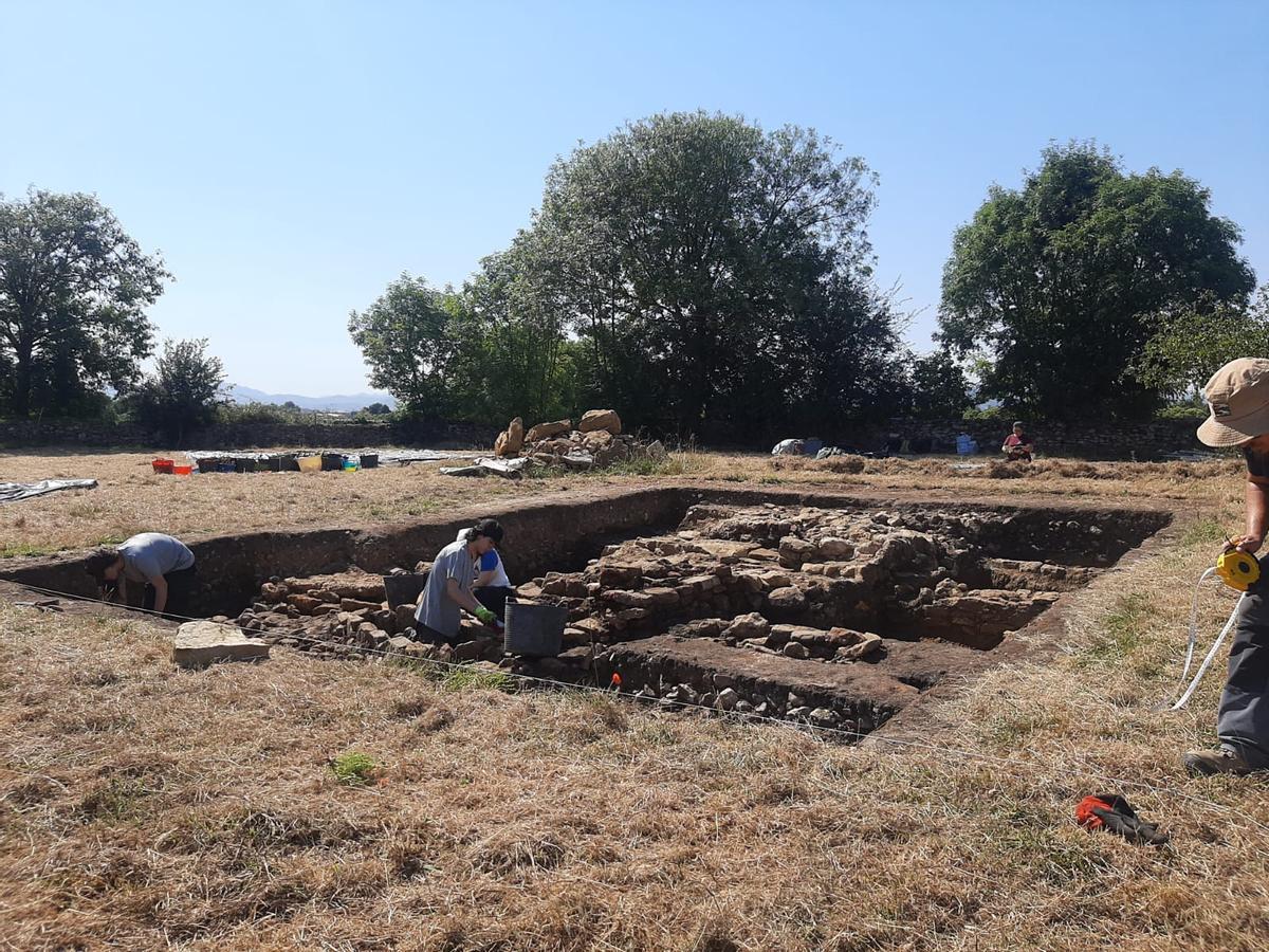 La excavación, este lunes