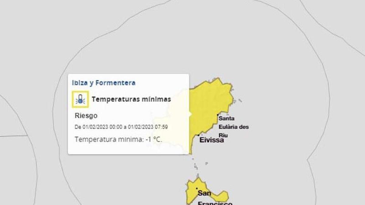 Alerta de Aemet.