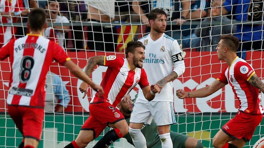 Portu, celebrando un gol ante el Real Madrid