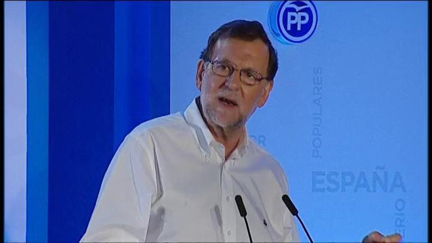 Rajoy sobre el Brexit: "Referéndums, los justos"