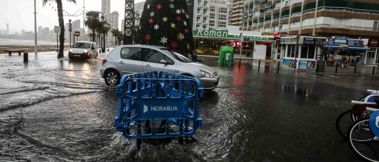 Benidorm solicita al Consell más de 100.000 euros por los daños del temporal de diciembre