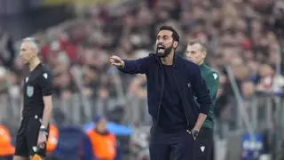 Arbeloa, tras la eliminación en la Champions: "El árbitro se ha cargado el partido con la expulsión"