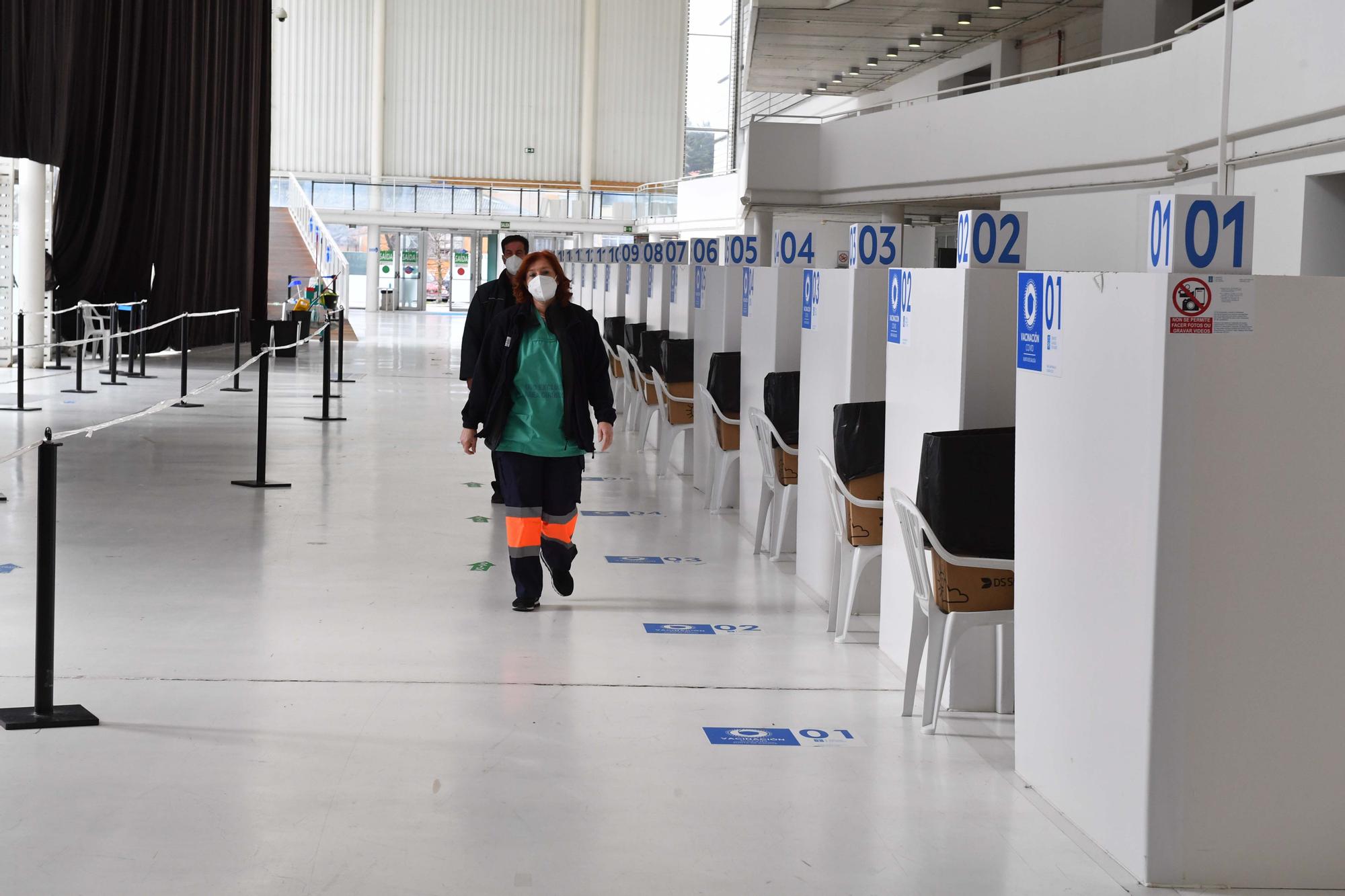 La Xunta clausura el centro vacunación para el COVID de Expocoruña