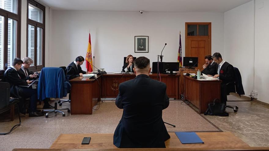 El empresario Bruno da Silva, durante el juicio celebrado este jueves en un juzgado de lo penal de Palma.