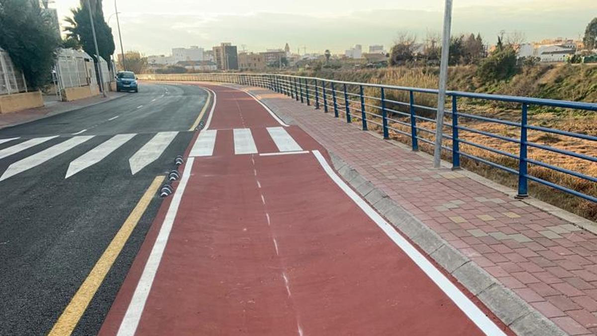 El carril bici de Bonrepòs i Mirambell