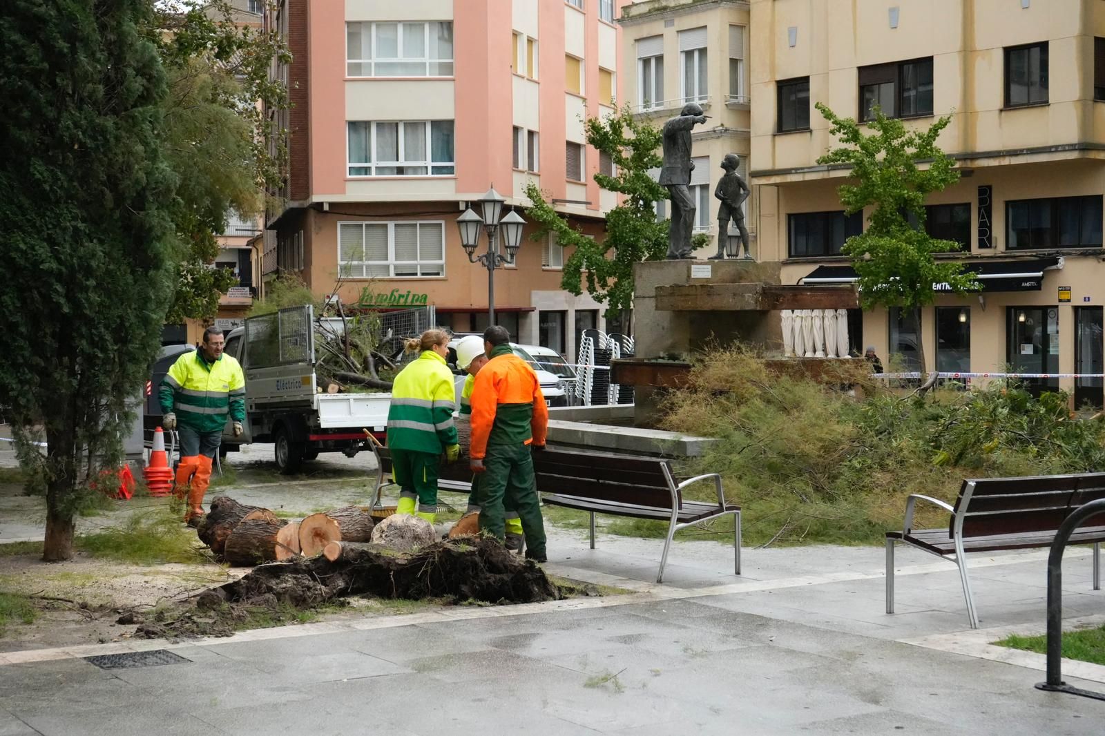 Los zamoranos hacen frente a la borrasca Ciarán