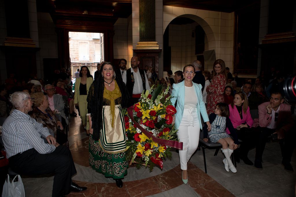 Las imágenes de la ofrenda floral a la Virgen de la Caridad en Cartagena