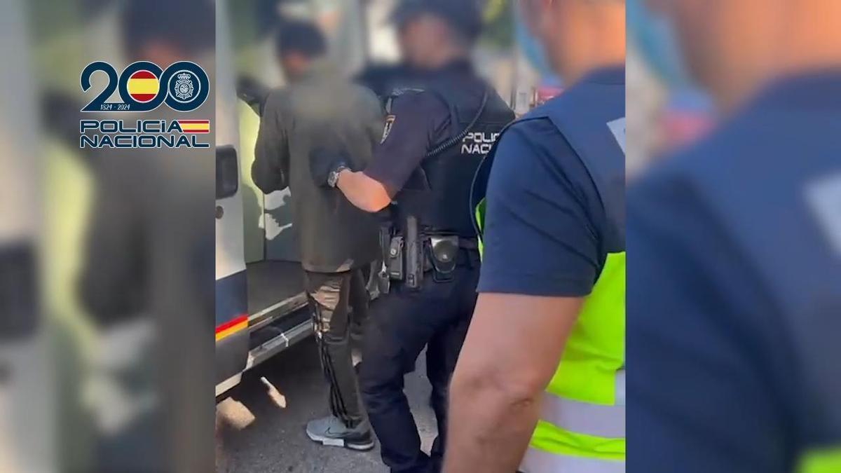 Momento de la detención