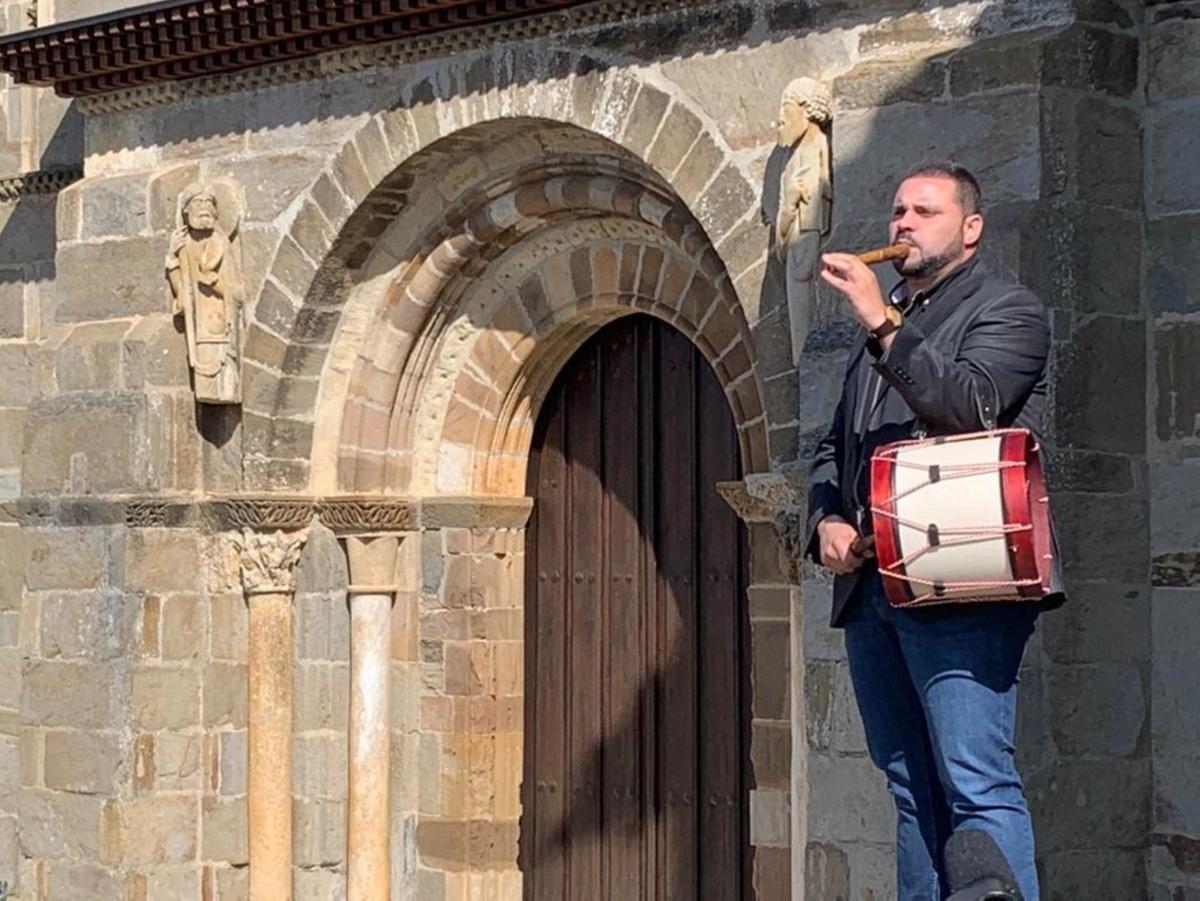 Luis Antonio Pedraza, en Santa Marta de Tera. / E. P.