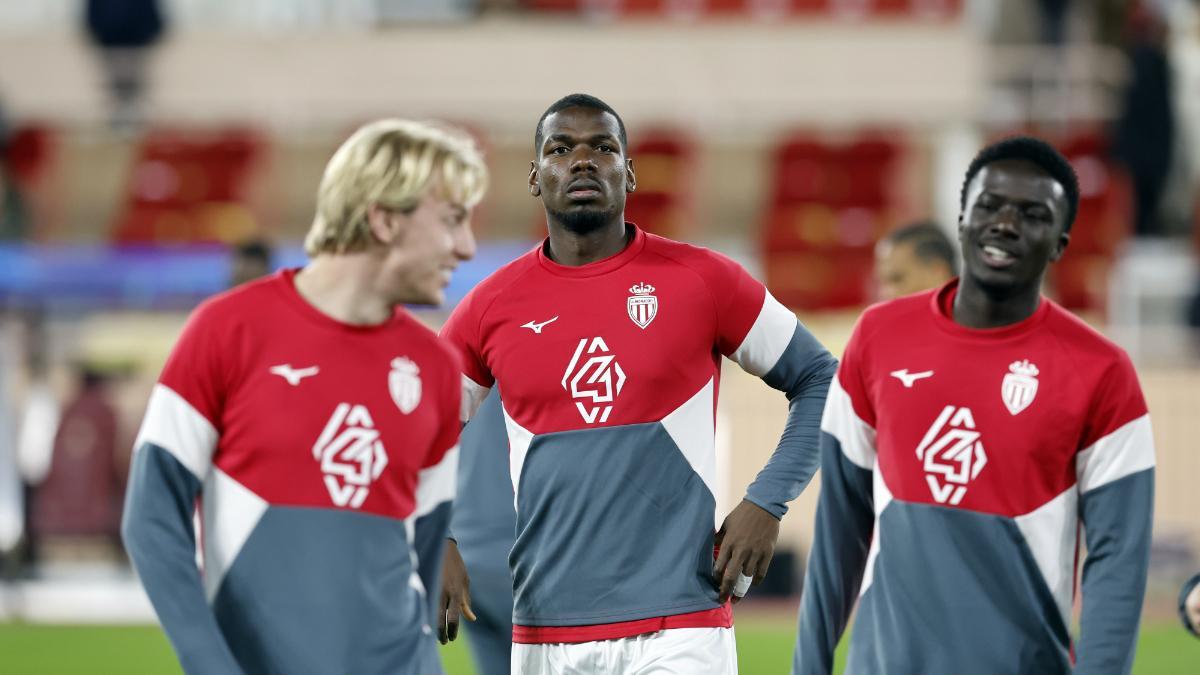 El calentamiento previo del Mónaco en el partido contra el Galatasaray de Champinos League