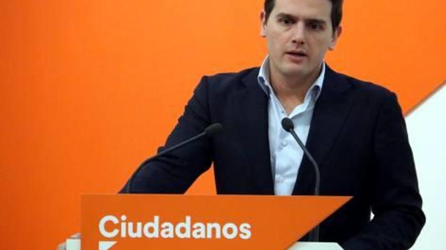 El líder de Ciutadans, Albert Rivera, en una imatge d&#039;arxiu.