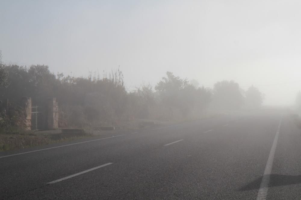 Nebel in der Inselmitte