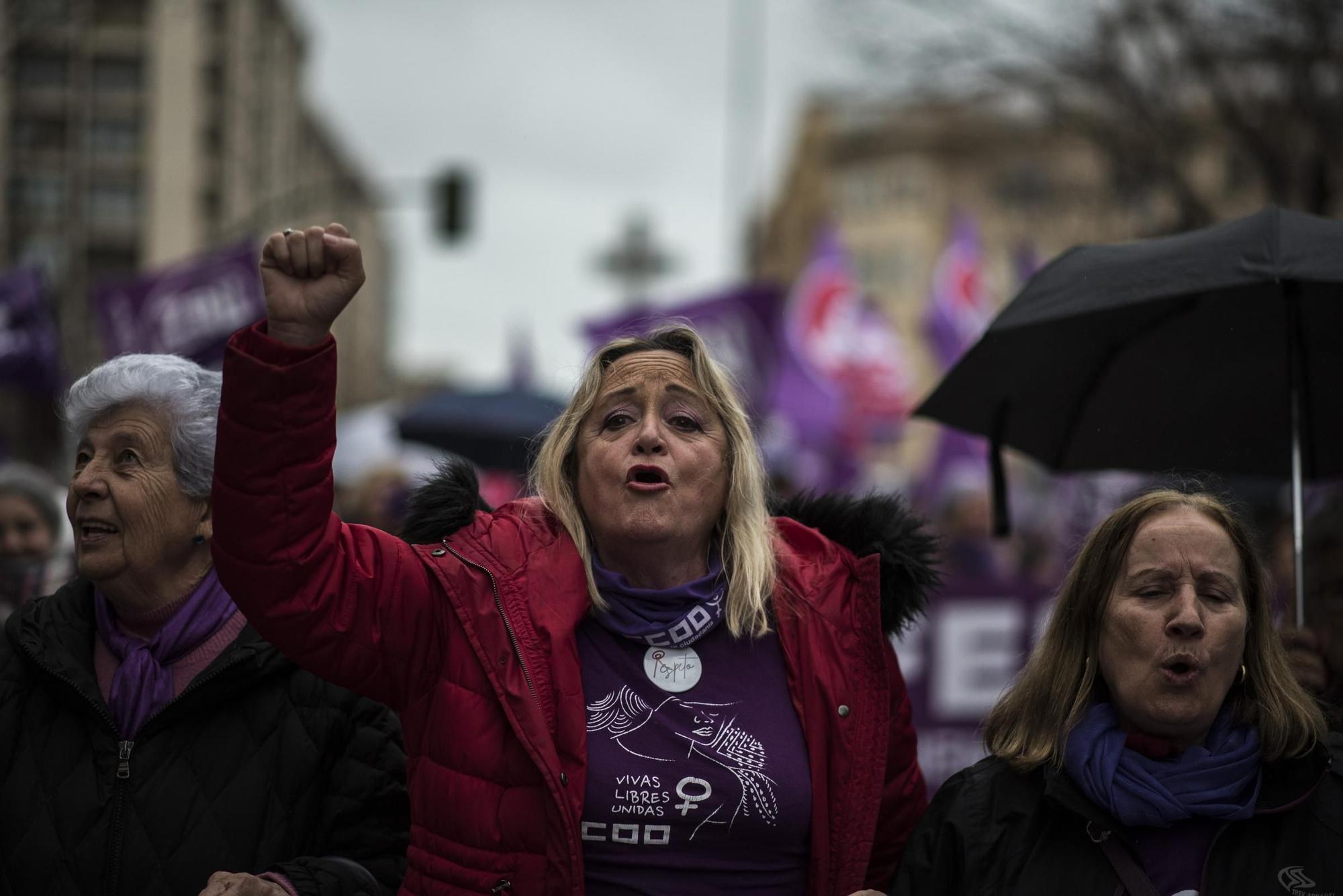 Así ha sido la manifestación del 8M en Cáceres