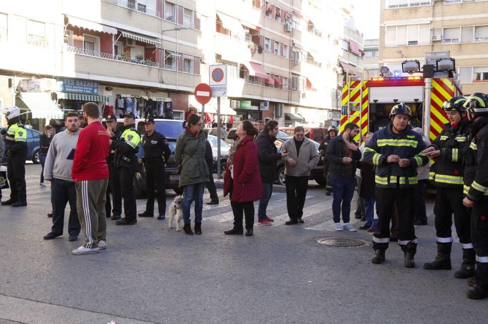 Derrumbe de una casa en Murcia