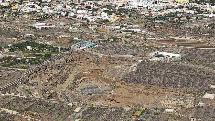 Cantera de áridos en Güímar.