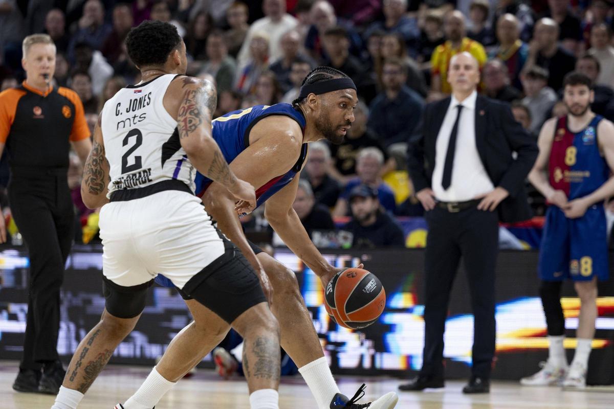 El técnico azulgrana se alegró del buen encuentro de sus jugadores, pero todo sigue abierto