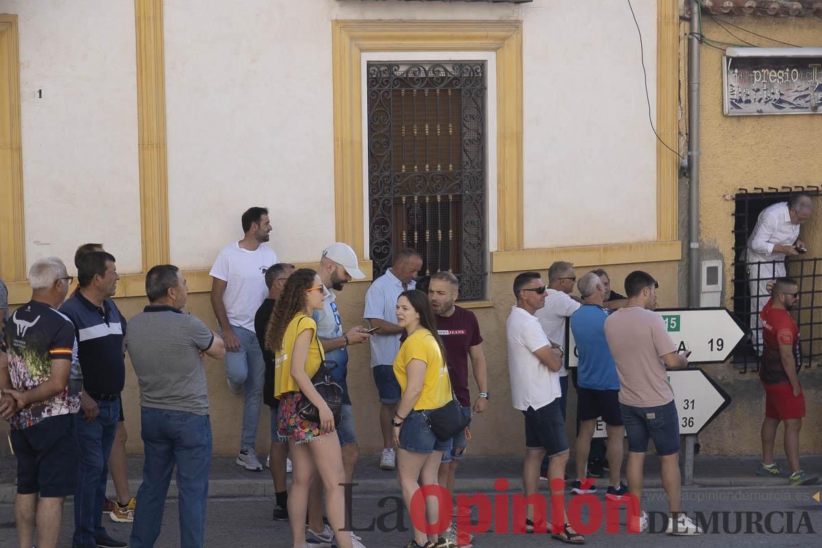 Cuarto encierro en las Fiestas de Moratalla