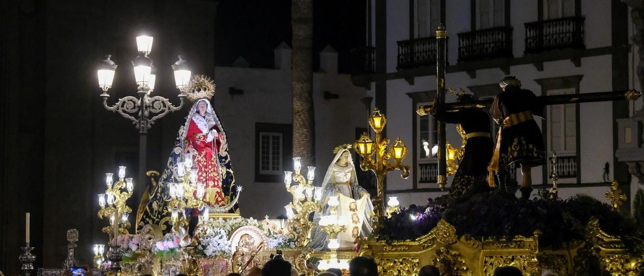 Procesión del Santo Encuentro en Las Palmas de Gran Canaria