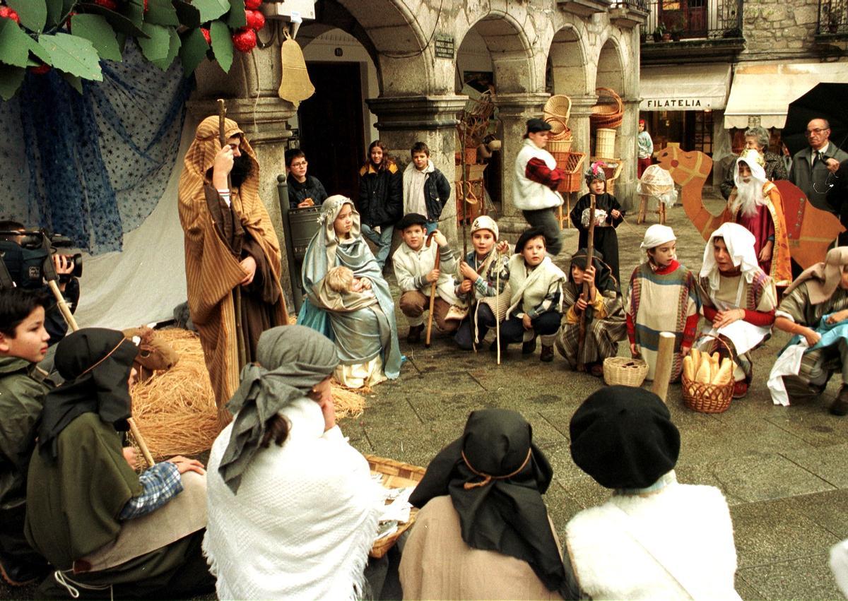 Los arriesgados belenes vivientes de las navidades pasadas