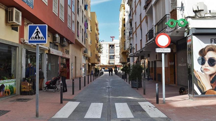 Vista de la calle Comercio.