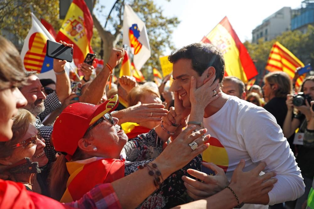 Manifestación en Barcelona contra el ''procés''