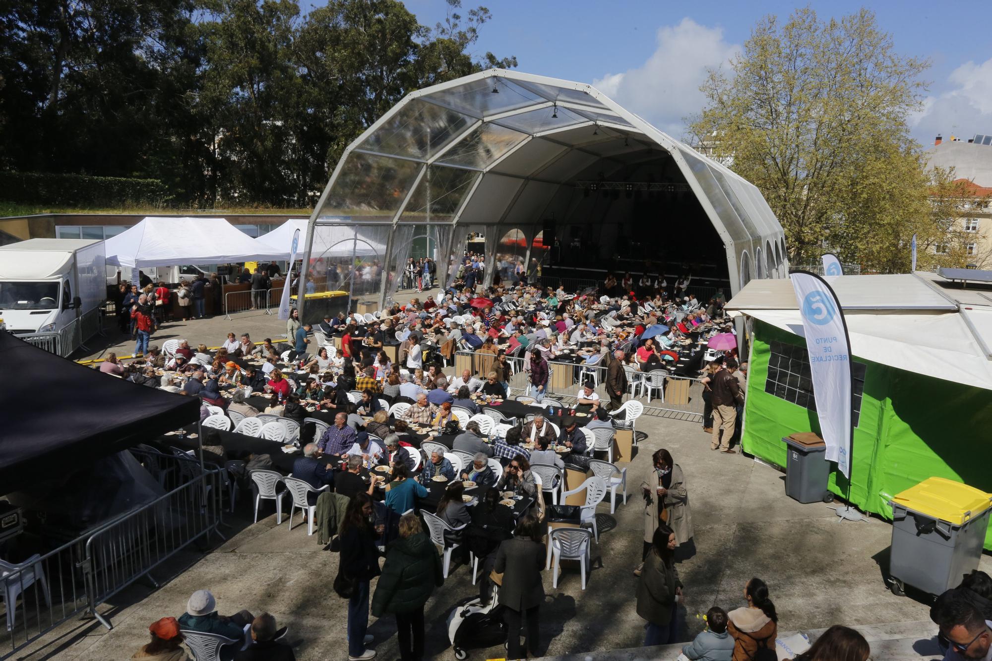 Fiesta de la primavera en el parque de Santa Margarita de A Coruña