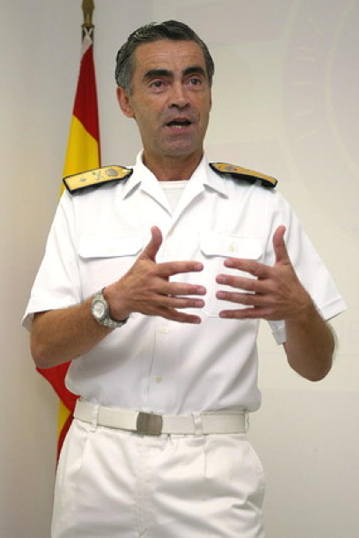 L’almirall de l’Armada Fernando García Sánchez a qui el Govern ha nomenat nou Cap de l’Estat Major de la Defensa (Jemad), en substitució del general de l’Aire, José Julio Rodríguez Fernández. L’almirall de l’Armada Fernando García Sánchez a qui el Govern ha nomenat nou Cap de l’Estat Major de la Defensa (Jemad), en substitució del general de l’Aire, José Julio Rodríguez Fernández.