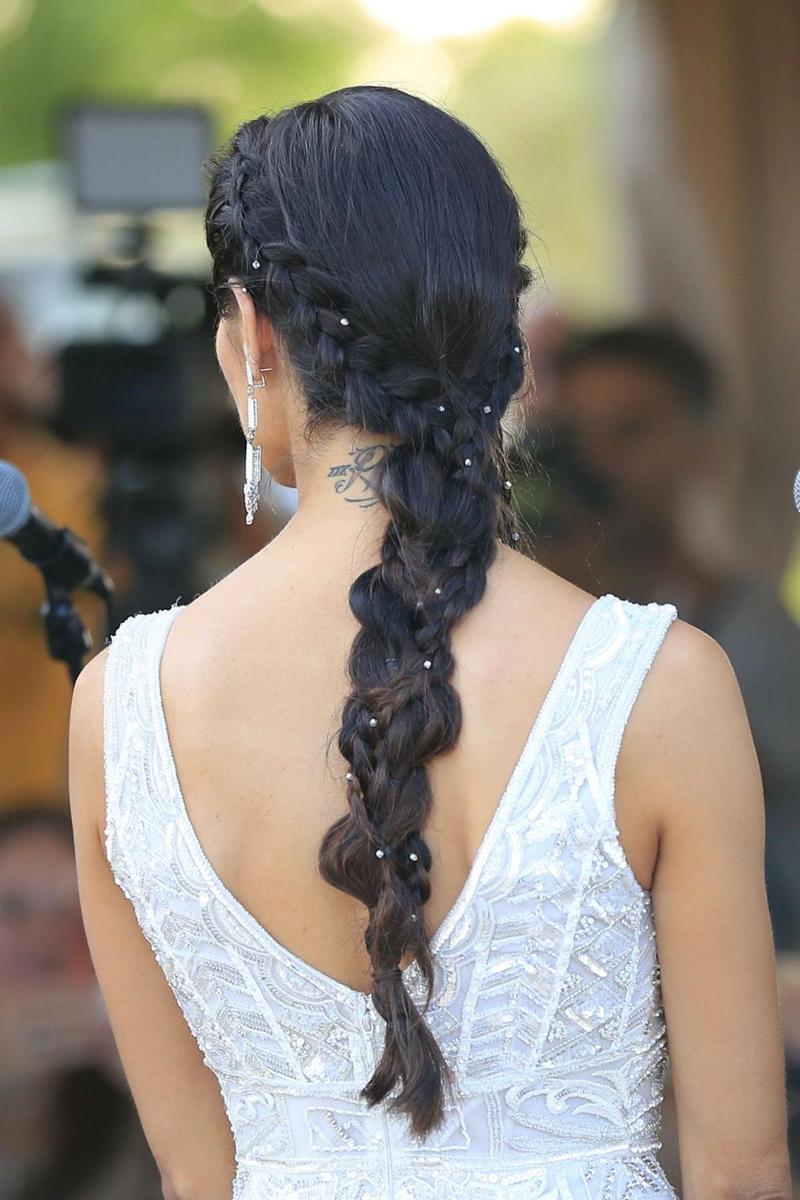 El peinado de novia de Pilar Rubio
