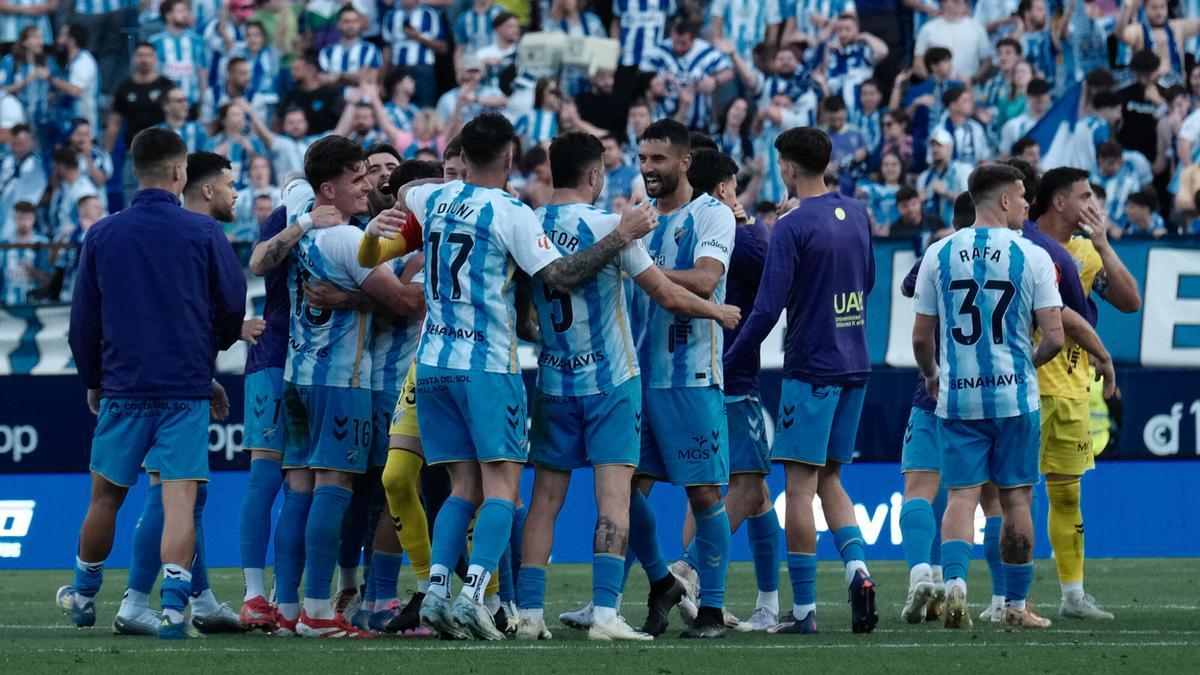 El Málaga CF buscará atar la permanencia en La Rosaleda.