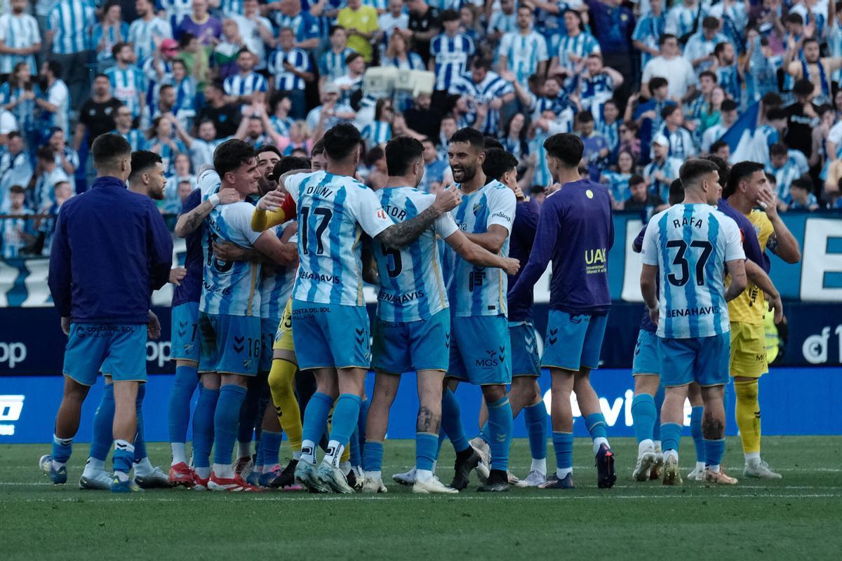 La Rosaleda. Liga Hypermotion. Jornada 37 Málaga CF vs Castellón