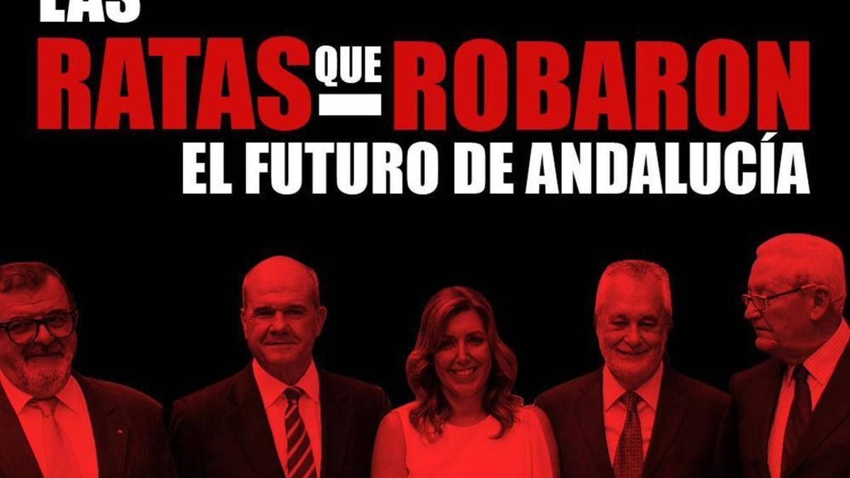 Campaña de Nuevas Generaciones del PP contra el PSOE andaluz