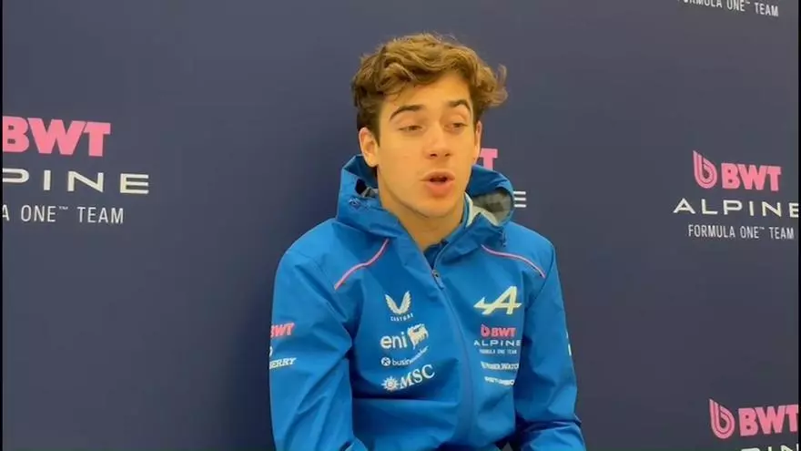 Franco Colapinto: "La F1 es un mundo duro en el que te vas haciendo fuerte y creces de golpe"