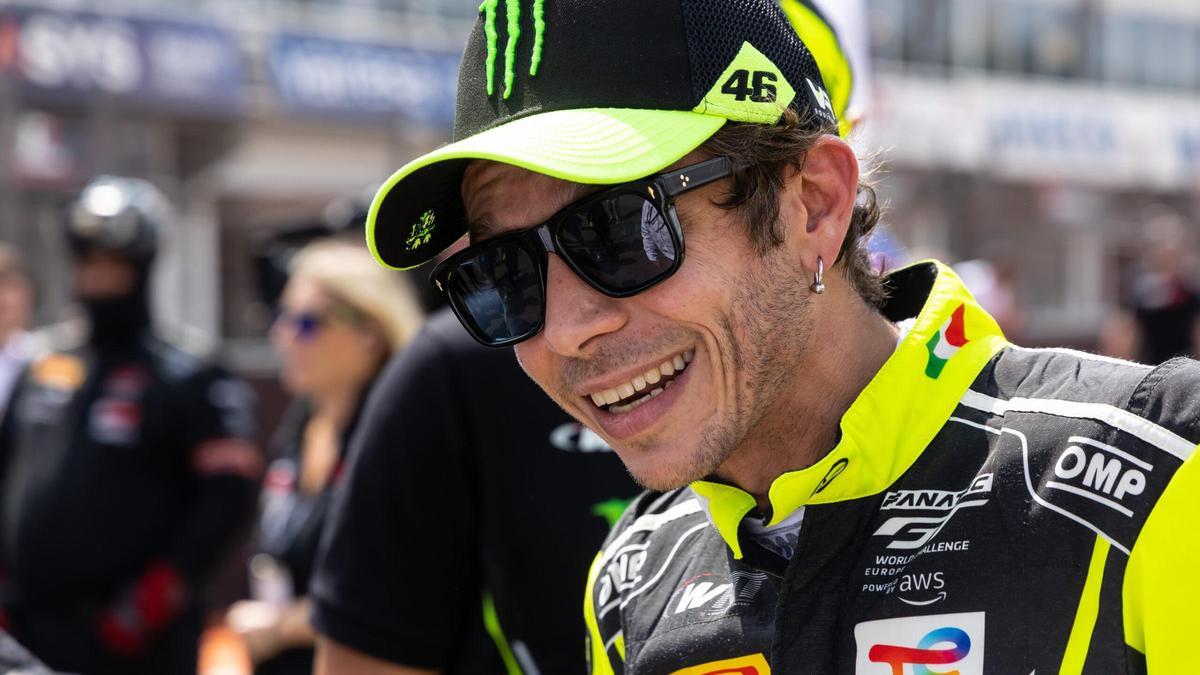 Valentino Rossi, durante su participación el pasado año en el GT World Challenge.