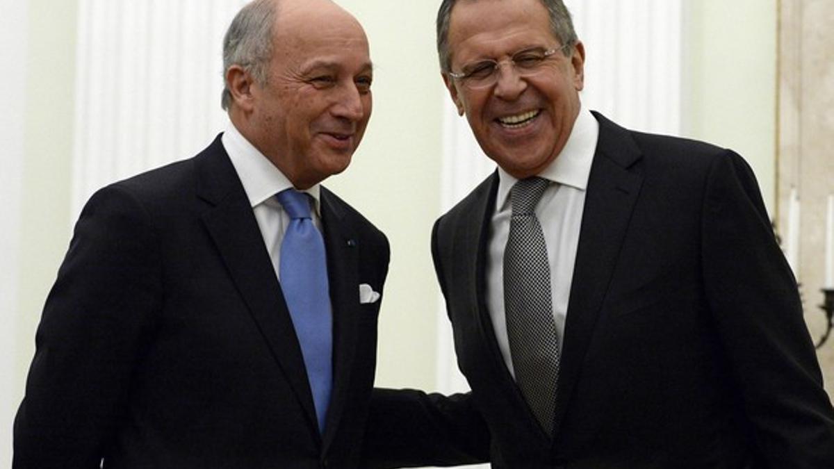 Sergey Lavrov, Laurent Fabius