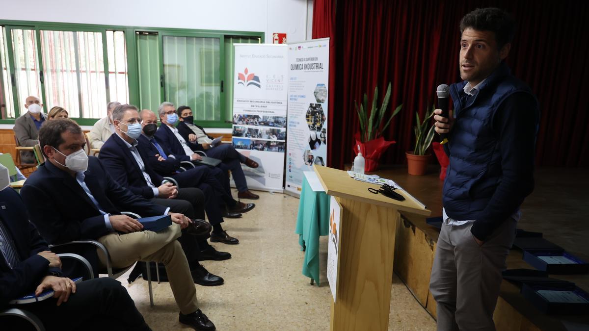 El representante de Porcelanosa, Antonio Latorre, en la presentación del proyecto