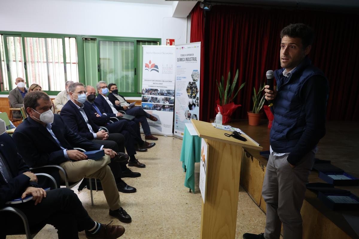 El representante de Porcelanosa, Antonio Latorre, en la presentación del proyecto