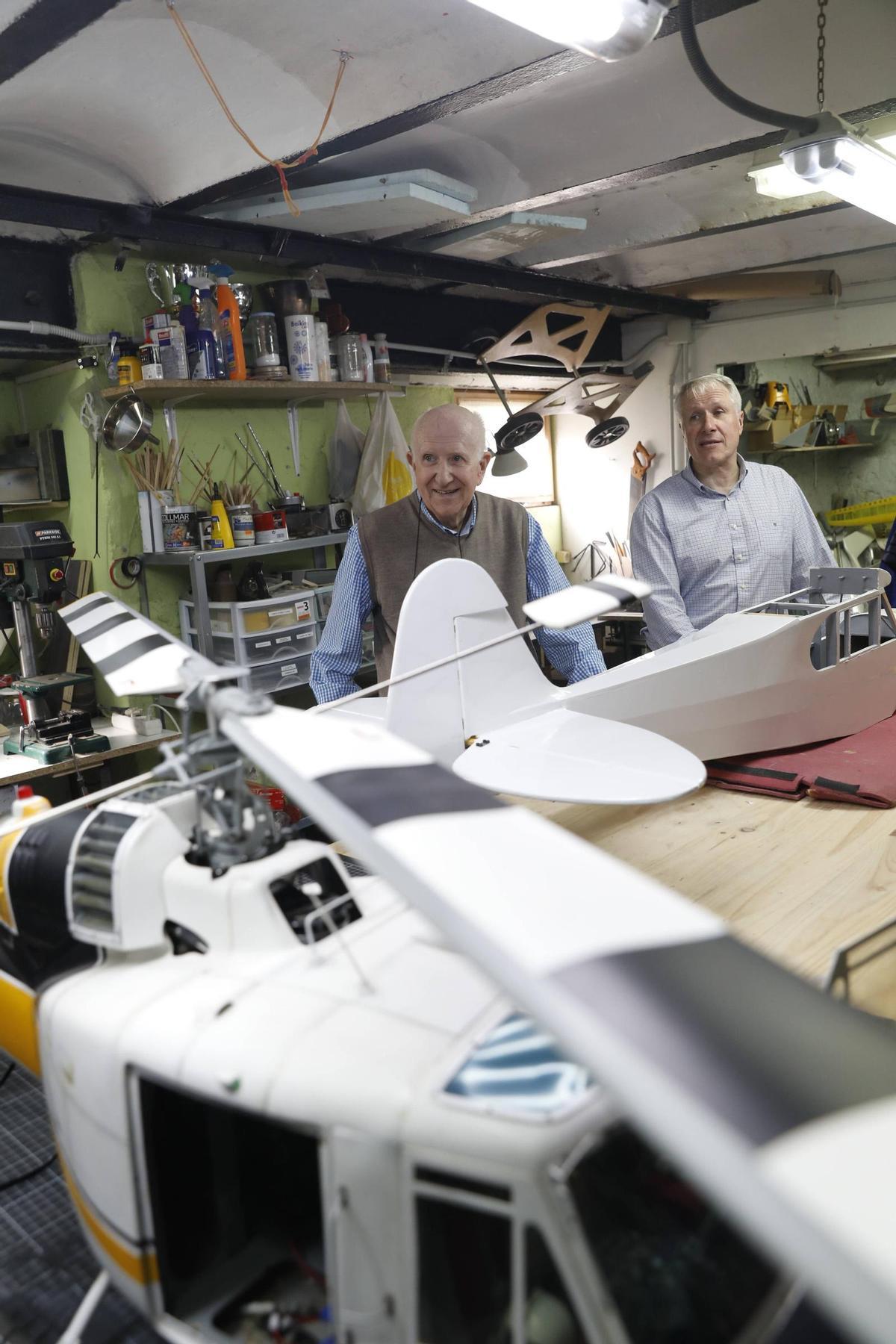 EN IMÁGENES: Arnao, cuna de uno de los últimos clubes de aeromodelismo de Asturias