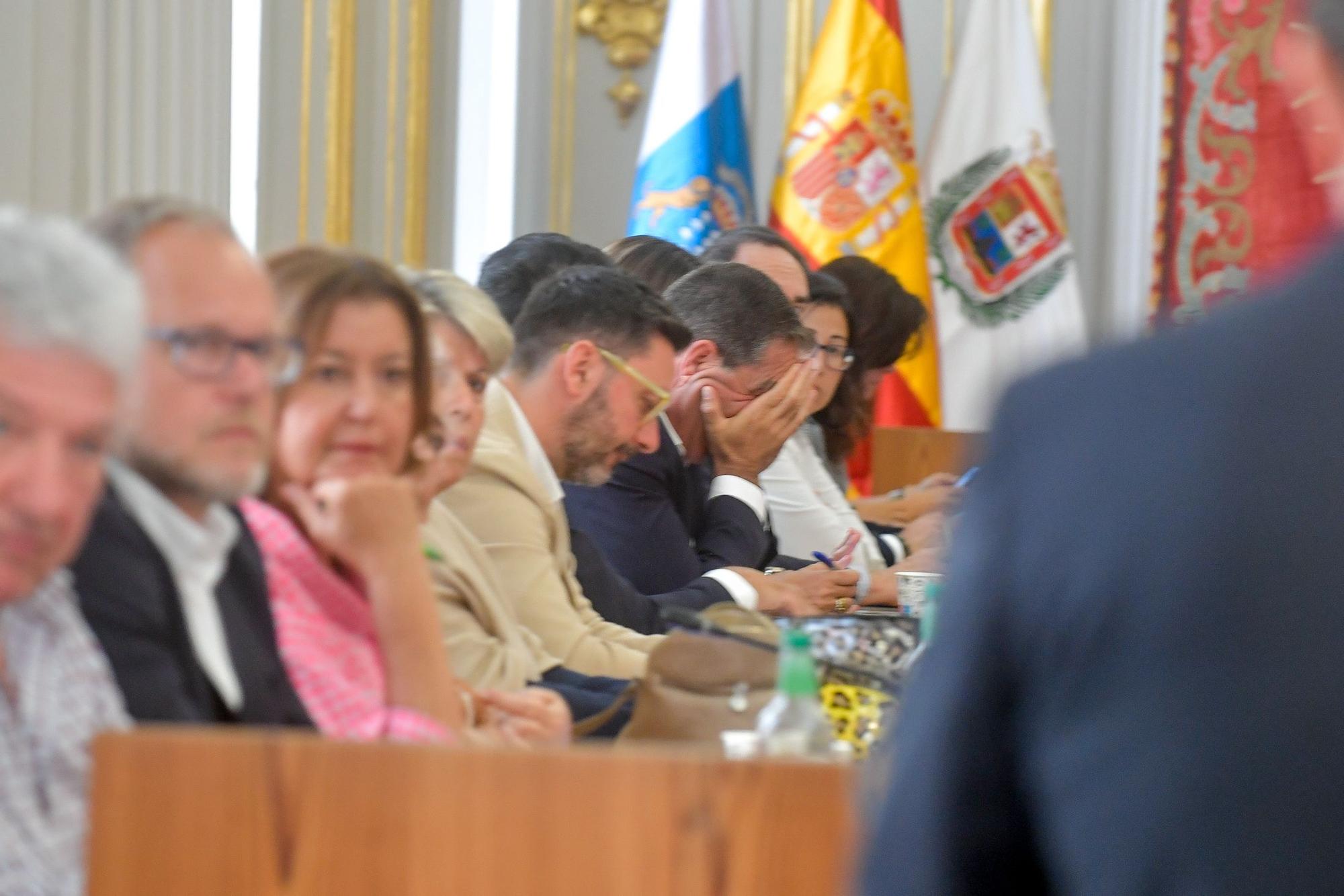 Último pleno del mandato 2019-2023 en el Ayuntamiento de Las Palmas de Gran Canaria